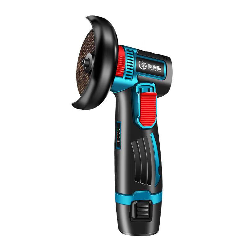 Jingeyu mini lithium electric angle grinder micro small household rechargeable cutting machine grinder electric hand grinder grinder SN66 12V brush motor 21VF mini grinder three