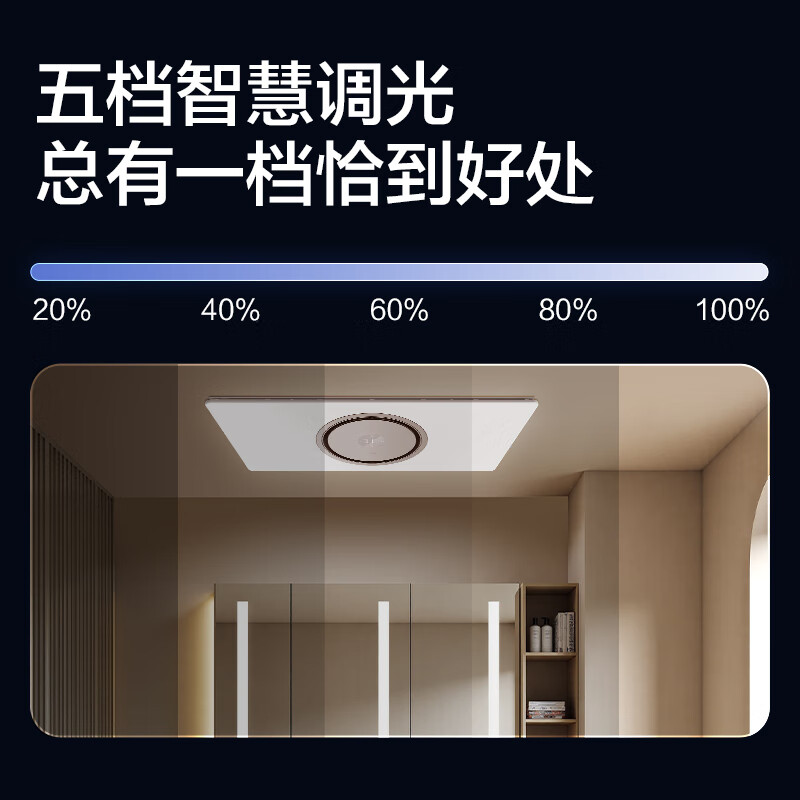 Haier smart bathroom heater full screen series thermal energy ring sterilization lighting exhaust integrated bathroom heater S360L