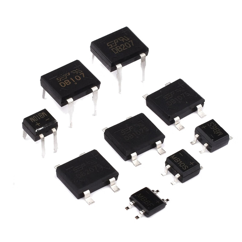 Rectifier bridge stack bridge rectifier DB107S/DB207S/MB6S/MB10S/KBP310/KBPC1510 MDD/Chenda DB157S SOP-4 (10 pieces) No specifications