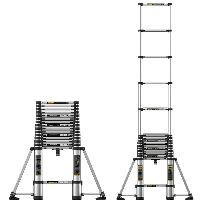 Magnesium midoli ladder multifunctional ladder telescopic ladder folding ladder aluminum alloy engineering ladder household ladder climbing ladder straight ladder ML08-Z55