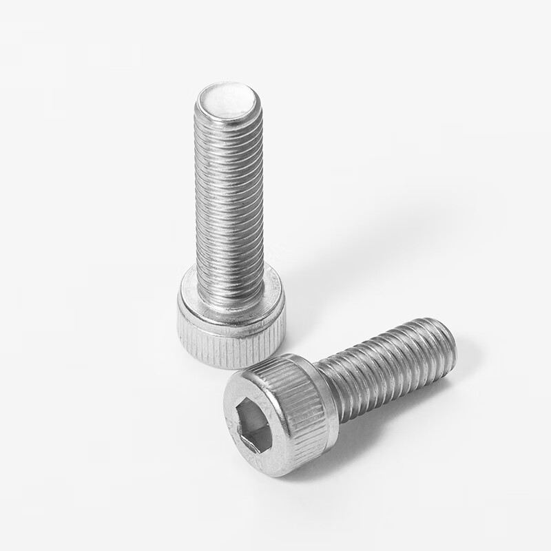 AOZHAN Industrial (AOZHAN) 304 stainless steel DIN912 hexagon socket full thread screws M6 *14 20 pieces/pack