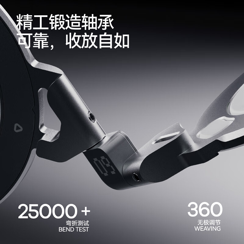 AULUMU G09 double-sided magnetic universal multifunctional ring mobile phone holder with luminous for Apple Huawei Magsafe foldable rotating stand black