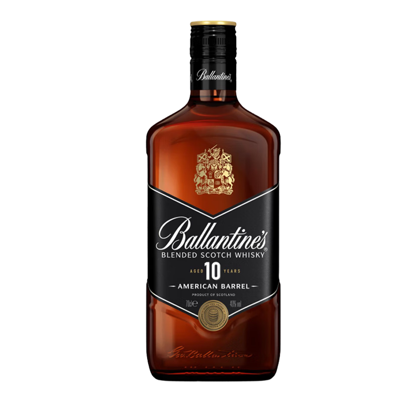 Ballantine`s 10 Years American Bourbon Oak Barrel Blended Whiskey 700ml 40% New Year Gift