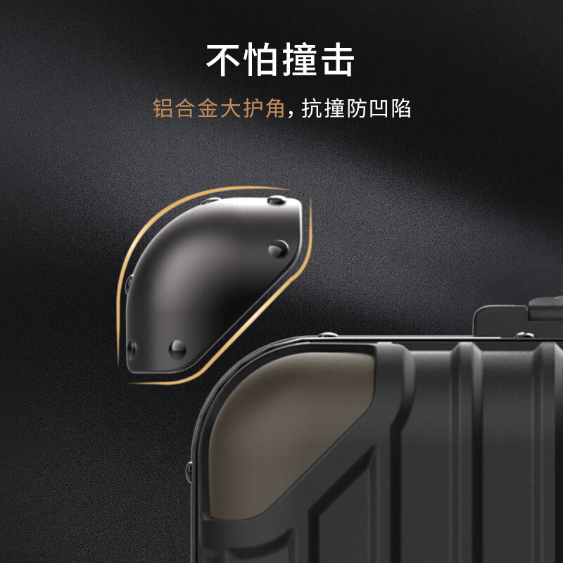 Aivas Armor Series Aluminum Frame Box 20-inch Suitcase Large Capacity Trolley Case Men's and Women's Travel Password Boarding Case Anti-collision