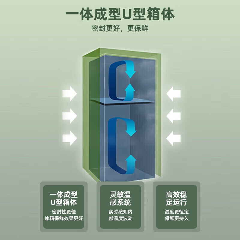 Hari Home Appliances Subsidy 25% Refrigerator Home Small 218 Upgraded Level 1 Energy Efficiency Refrigeration and Freezing Energy Saving 158S218 Upgraded Level 1 Energy Efficiency丨Large Capacity