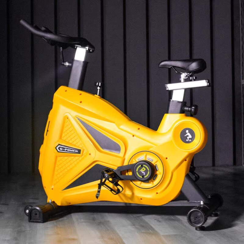 Commercial spinning bicycle, home fitness, silent indoor bicycle, exercise, magnetic control exercise bike, aerobic equipment, EM7100 luxury commercial bicycle