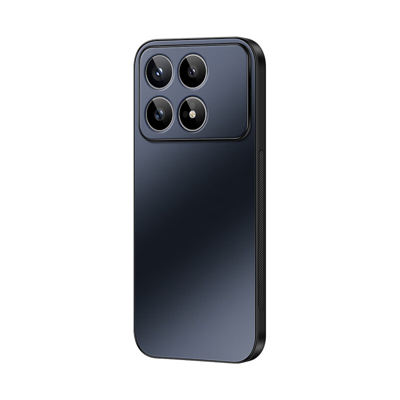 Shang Su is suitable for Redmi K90 mobile phone case K90 protective cover AG frosted lens all-inclusive soft shell anti-fall Redmi simple business wear-resistant creative women's and men's case graphite black