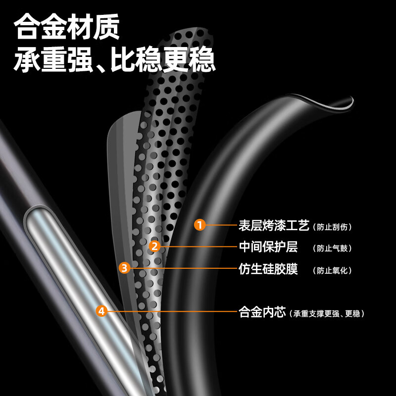 Minggu surveillance camera floor stand indoor movable 71-210cm+ 360 adjustable metal pan/tilt black 71-210cm