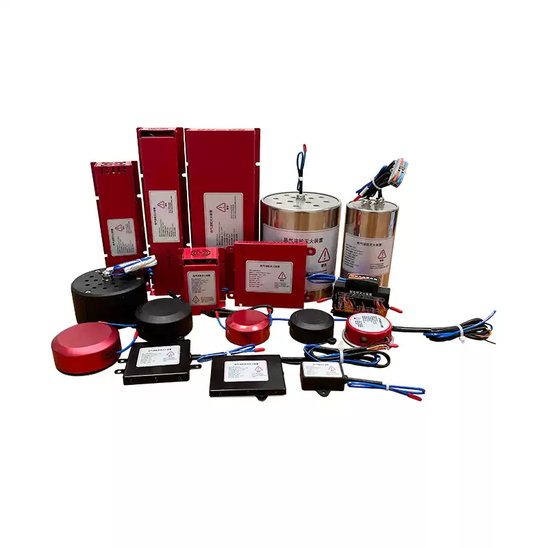 Suspension hot aerosol automatic fire extinguishing device high pressure cabinet low voltage cabinet small space aerosol fire extinguisher 300g square aerosol protection space 3m