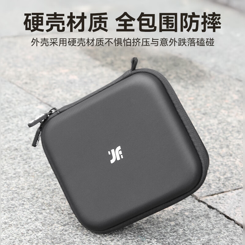 XFJI is suitable for DJI Osmo Nano mini storage bag DJI nano sports camera standard bag full set of portable bag screen high-definition tempered film standard package two-piece set tempered film + Nano standard package (comes with carabiner)