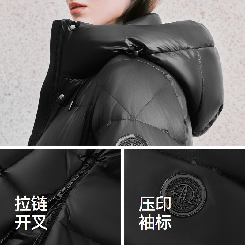 Same style as Semir shopping mall | XCNSPACE aerospace cooperation series down jacket for women 2025 goose down jacket 101725113005