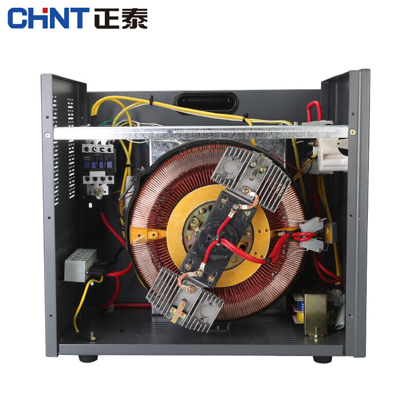 Chint (CHNT) voltage stabilizer 10000W TND1-10kw horizontal air conditioner fully automatic voltage stabilizer 220v household single phase