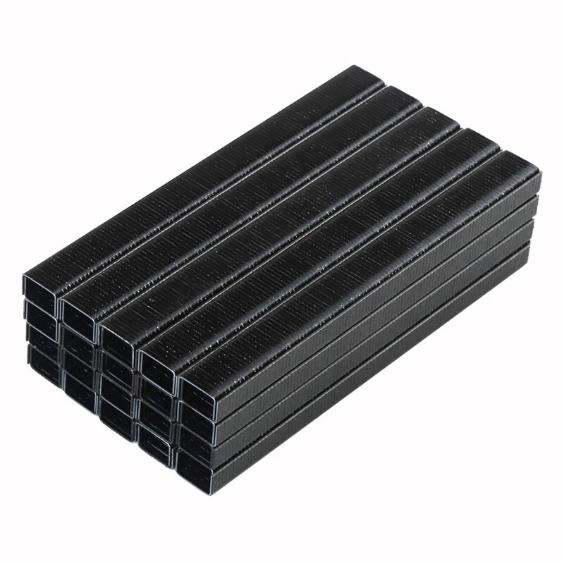 Huxin national standard black high carbon steel code nails 1013J 1010J 1008J 1006J pneumatic gun nails U-shaped horse nails high carbon steel 1006J (4000 pieces)