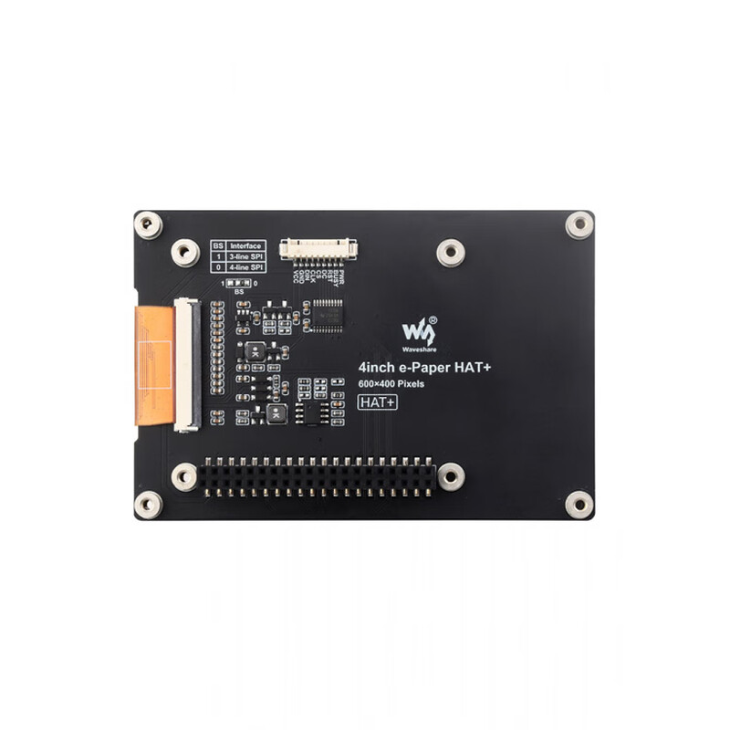 Raspberry Pi 4-inch color electronic paper screen module E6 ink screen label digital display 4inch e-Paper (E) (bare screen)