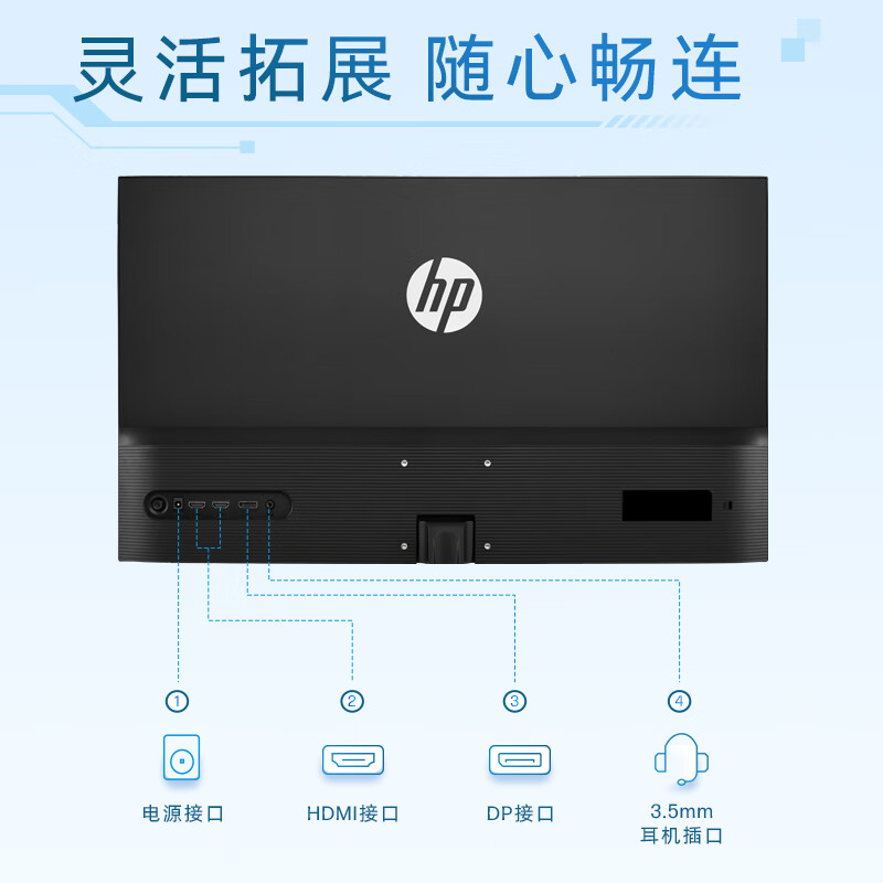 95% new HP HP 27-inch 2K monitor S27Q 2025 IPS technology 100HZ low blue light eye-friendly wide color gamut computer office monitor supports wall mounting