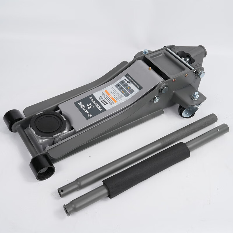 Jianying 3t horizontal hydraulic 5-ton hydraulic jack car tire replacement small cargo 4T auto repair off-road SUV car hand crank new 3-ton ultra-low double pump core special for auto repair _Special promotion model