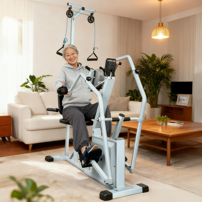 Chaoshi home multifunctional exercise bike for middle-aged and elderly people, leg recovery bicycle, upper and lower limb comprehensive training equipment, 10-function hand and foot linkage auxiliary exercise bike, no specifications