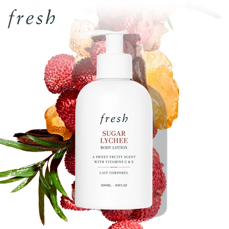 Fresh Sweet Lychee Fragrance Care Set (Body Lotion 300ml + Shower Gel 300ml) Birthday Gift