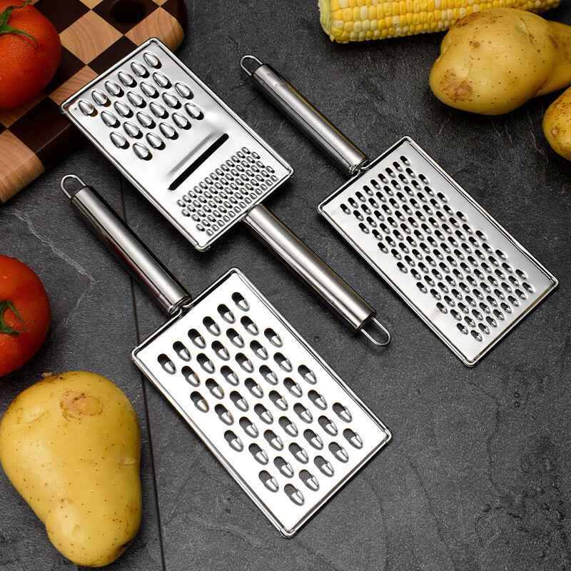 FVFH German multifunctional stainless steel grater cheese grater cheese grater vegetable and fruit grater radish grater bow grater small hole grater
