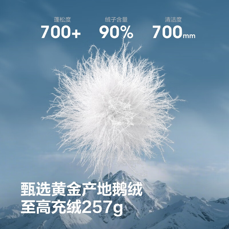 BOSIDENG's 25-year new arctic down jacket for men and women, the same style, goose down, large fur collar, thickened Northeast special warm jacket, Zhongshan Qing 5870 - down filling capacity + about 30% - 700 + high loft goose down L 170/92A, weight about 120-130 catties - large card size