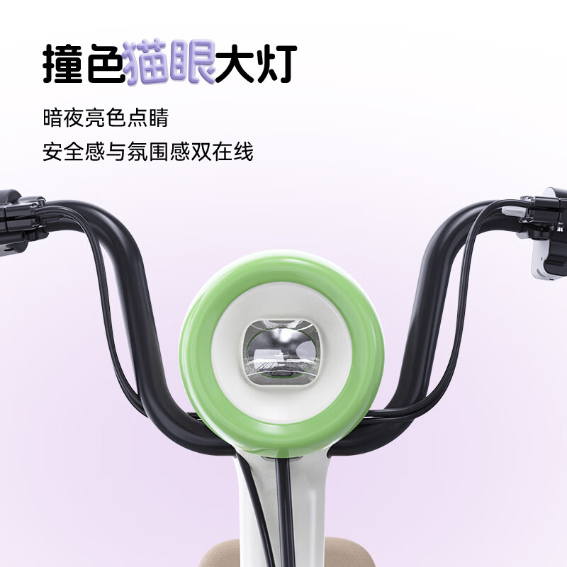 Luyuan Store Pickup Carle 11 New National Standard Electric Bicycle Intelligent Cost-Effective Anti-Flame Retardant Electric Bicycle Adult Commuting Small-sized Electric Bicycle Can Be Licensed Go to the Store to Choose the Color
