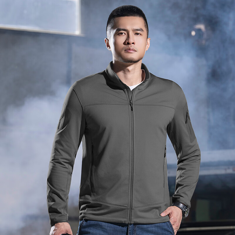 Dragon Tooth Third Generation Phantom Blade Lightweight Fleece Jacket Men's Outdoor Leisure Sports Functional Cardigan Jacket Extreme Night Black M 175/96A 141-155 catties