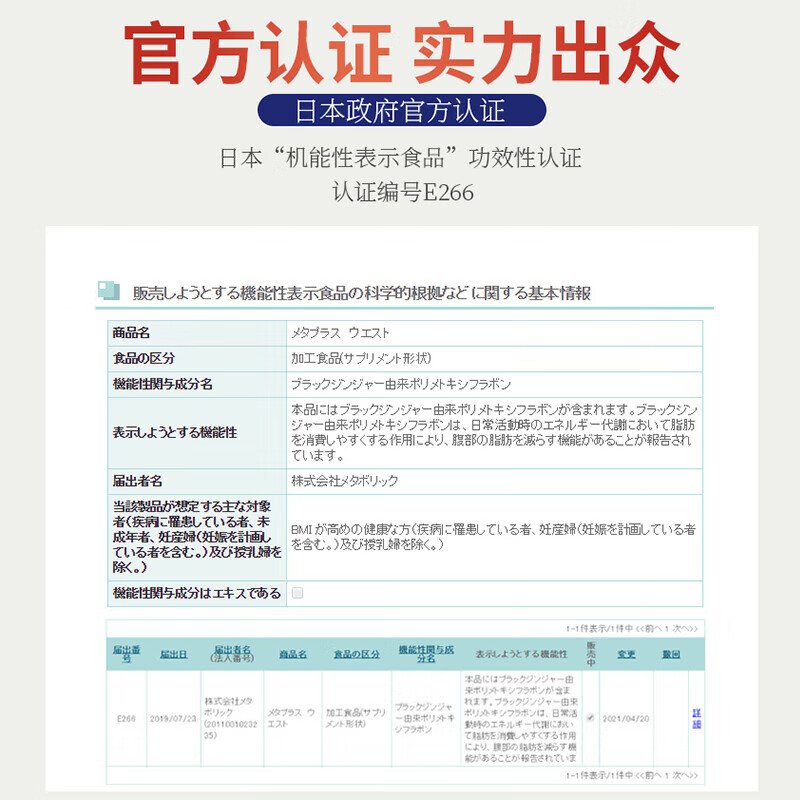 MDC Small Waist Essence Slimming Pills enzyme contains L-carnitine, sugar and oil absorption blocker oil sugar carbohydrate imported from Japan, Small Waist Essence 30 capsules*1 bag