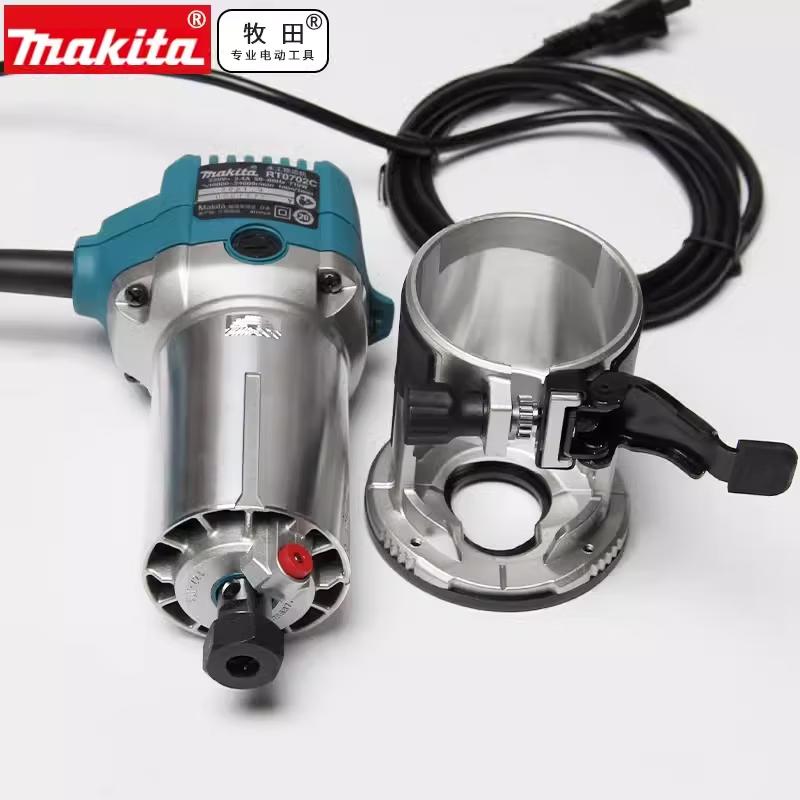 Makita (MAKITA) trimming machine RT0702C multi-functional woodworking electric engraving machine can be flipped bakelite milling tool RT0702C factory standard