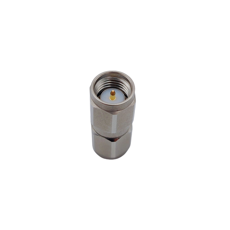 Banshange 26.5G Microwave RF Coaxial Adapter SMA-JJ 26.5GHz Double Yang Stainless Steel Male to Male Straight Through Test High Frequency Calibration ASMMSMM00