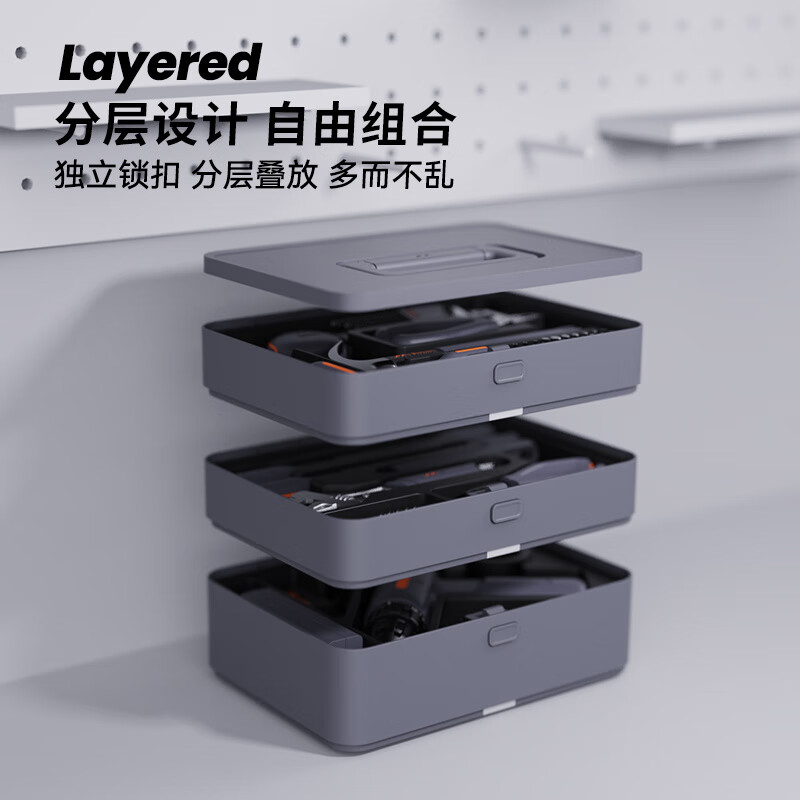 Jimmy Home Tool Set Household Tool Box Multifunctional Hardware Repair Complete Home Complete Electric Drill Combination Jimmy Box X2-AB