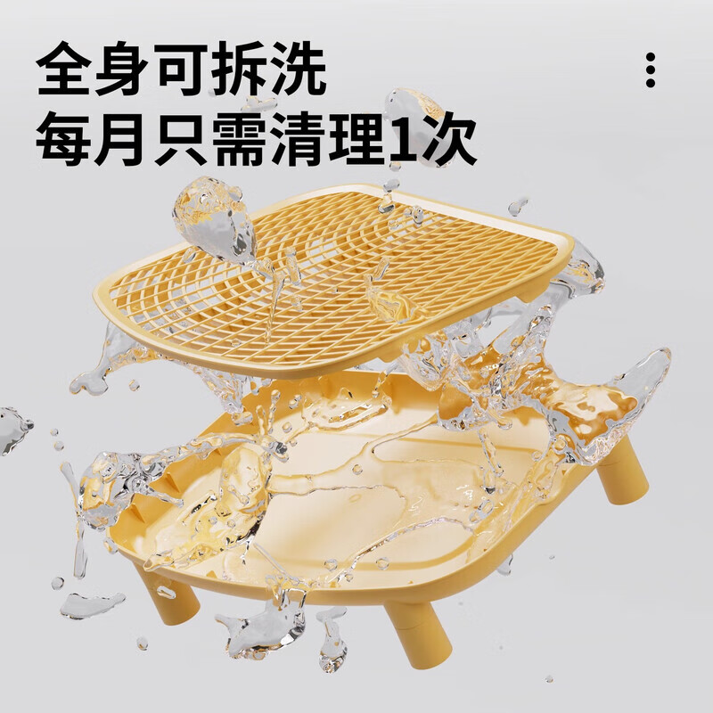 Fei mainstream cat litter mat, sand control table, anti-strip, splash-proof cat litter box mat, sand control pedal, extra large double-layer sand filter, thickened, anti-scratch