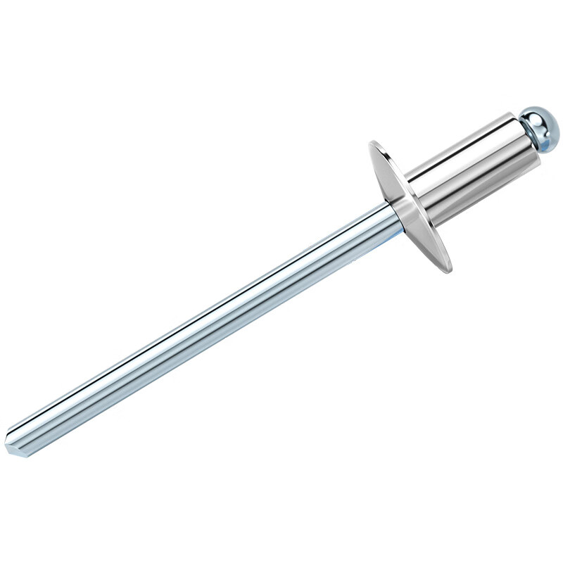 Tianzhuo Hardware national standard aluminum large cap blind rivets round head open type large head rivets large flat head automotive rivets 4*14*12 100 pieces