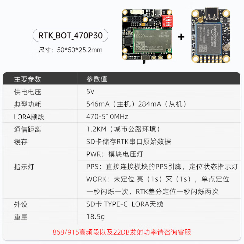Witte intelligent all-star full-band RTK gnss module um982 high-precision centimeter-level differential relative positioning and orientation um960 WTRTK-980+LORA evaluation board
