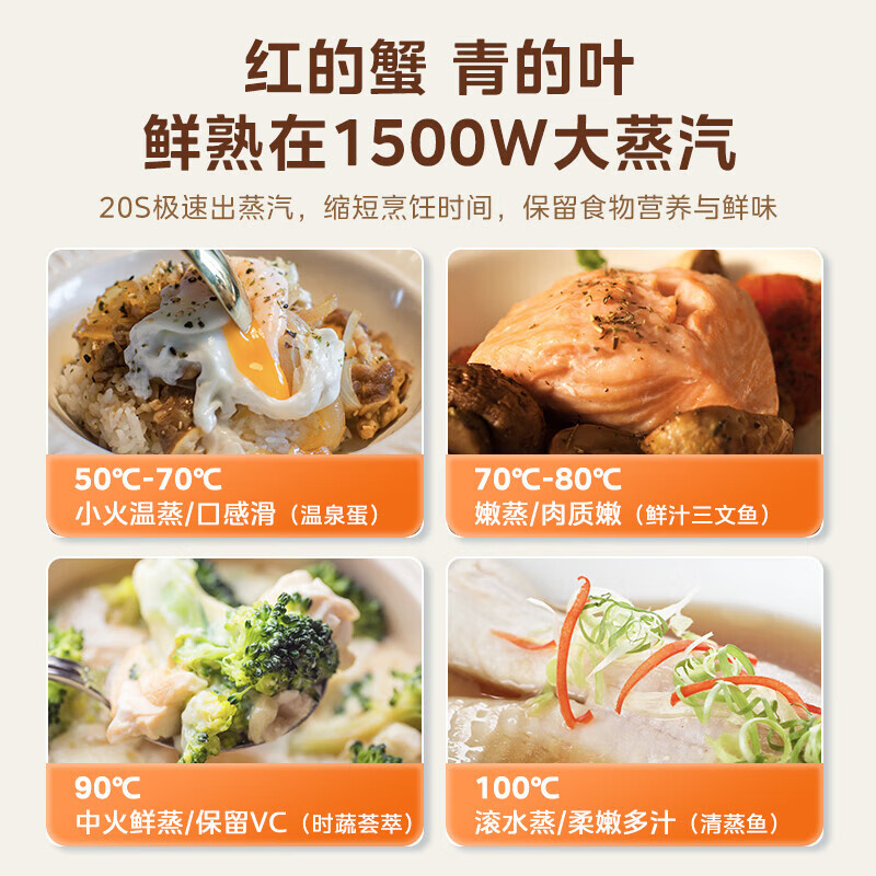 Midea national subsidy Xunwei pro micro-steamed, grilled and fried desktop all-in-one machine home desktop flat-panel frequency conversion microwave oven air frying steaming oven electric oven stainless steel liner G21