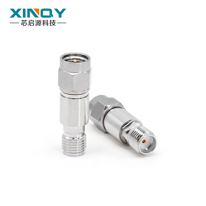 XINQY Xinqiyuan SMA-JK RF fixed attenuator 6G/8G 2W RF signal power coaxial attenuator 10/30/50dB DC-8GHz power 2W attenuation value 2dB