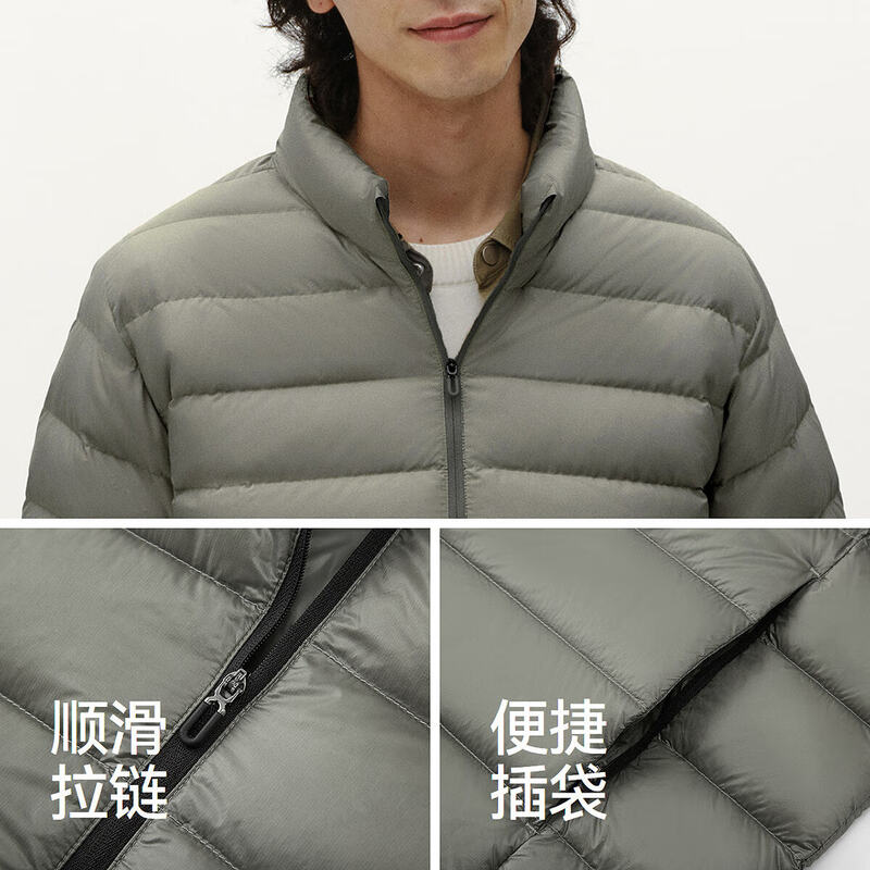 Semir shopping mall same style | Down jacket men's winter 90 velvet thin liner couple stand collar jacket 101725113222