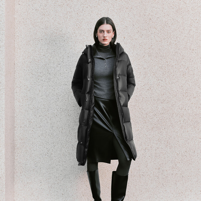 Same style as Semir shopping mall | XCNSPACE aerospace cooperation series down jacket for women 2025 goose down jacket 101725113005