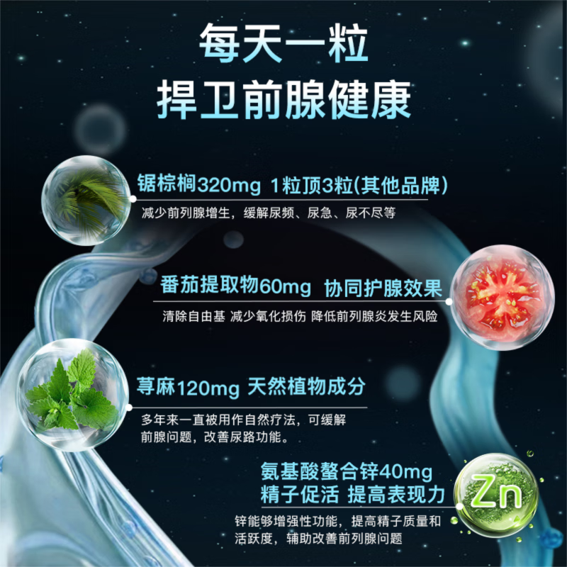 Goodhealth goodhealth maca 60 capsules + saw palmetto 30 capsules Maca nourishes the kidneys and strengthens yang saw palmetto prostate urethra