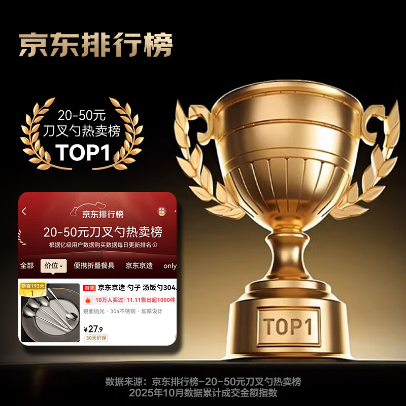 Made in Tokyo, spoons, soup and rice spoons, 304 stainless steel food contact grade tableware set, thickened materials, 4 pieces