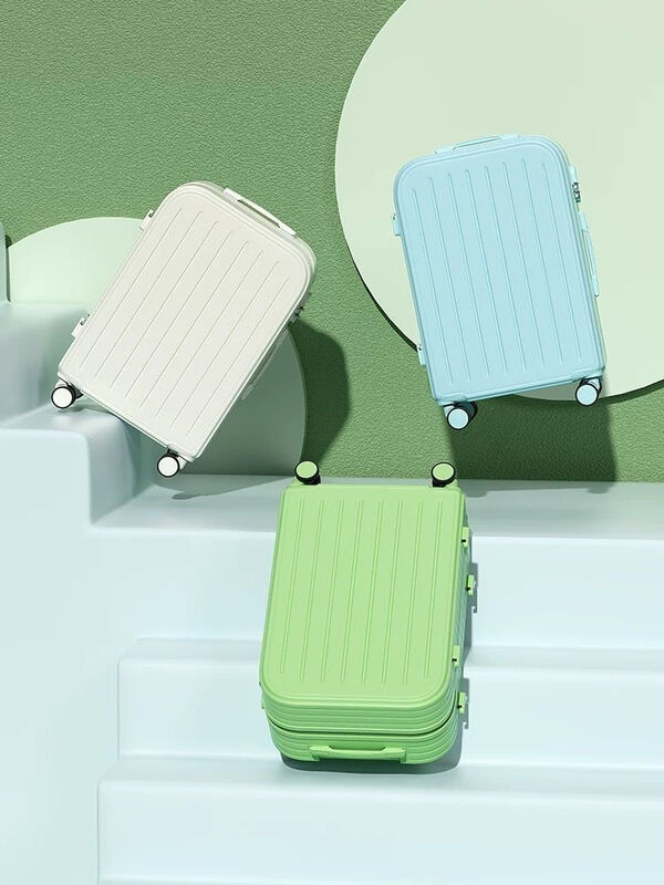 Xiaomi's same style suitcase female student password box 2025 version multi-functional suitcase durable trolley box Internet celebrity model milk white zipper style single box 20 inches