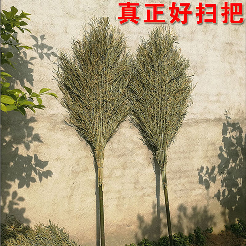 Bun Peng broom, special sanitation bamboo for the road, large family broom, plastic silk bamboo, small sorghum