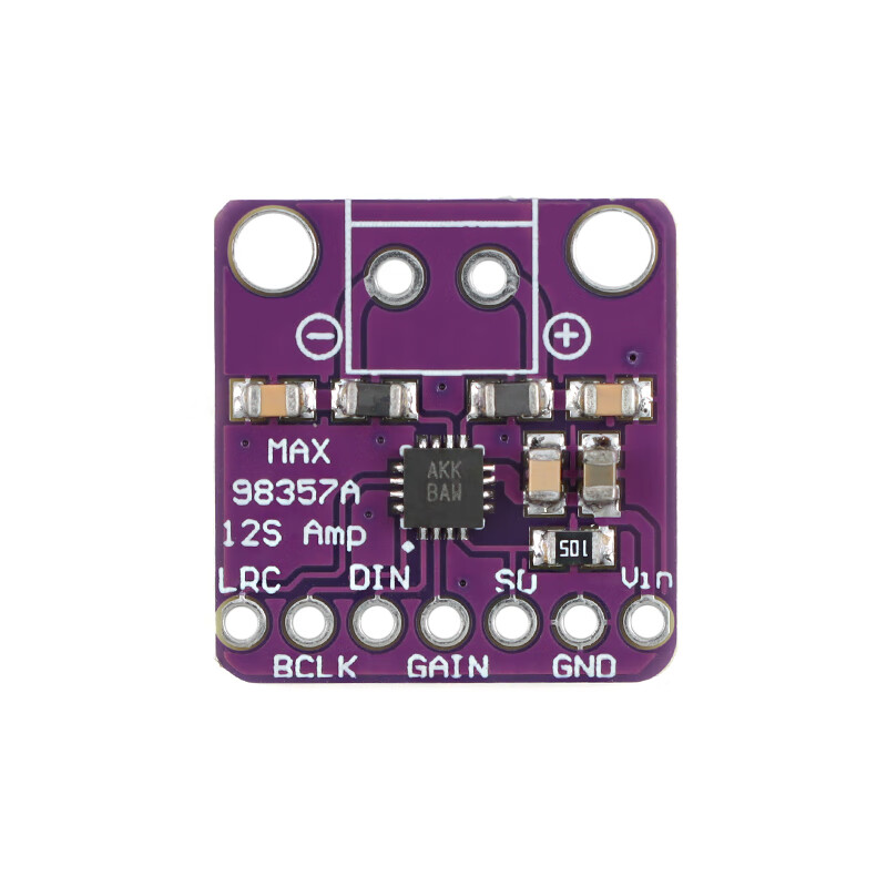 MAX98357AETE I2S audio amplifier module Class D audio power amplifier TQFN-16/BGA-9 MAX98357 module_soldering No specifications