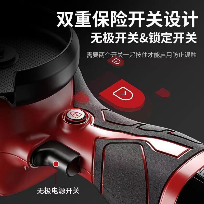 Yusenyi mini brushless angle grinder lithium battery rechargeable grinder grinder multi-functional small hand grinder angle grinder household classic model one battery one charge imported from Japan Wuyang Honda King high power
