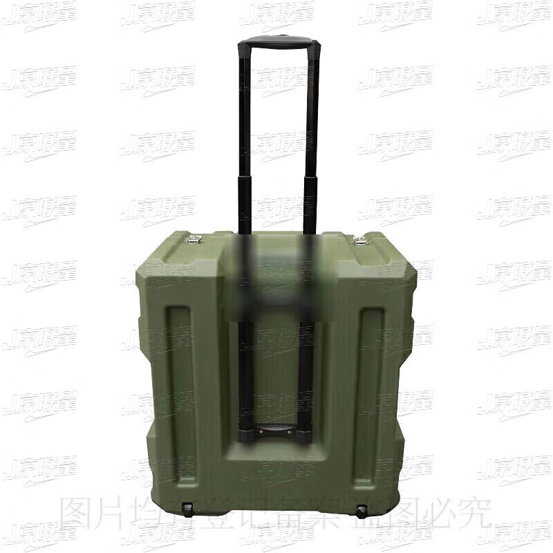 Jingliancheng rotational molding box 650*620*420mm with pull rod rotational molding box storage box combat preparation box equipment box