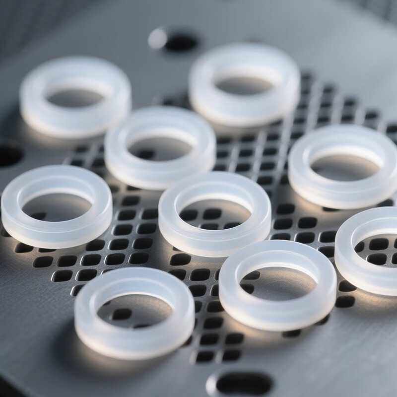 Platinum Silicone Gasket High Temperature Resistant Screw Sealing Ring Anti-Level Pad Faucet Pipe Soft Sealing Pad Shock Absorbing Pad 4 points (pack of 20)