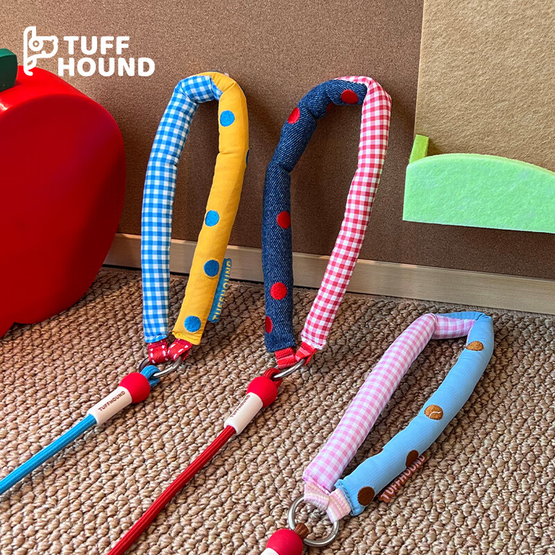 TUFF HOUND it is willing dog leash pet supplies small medium large dog chain dog walking rope retro match