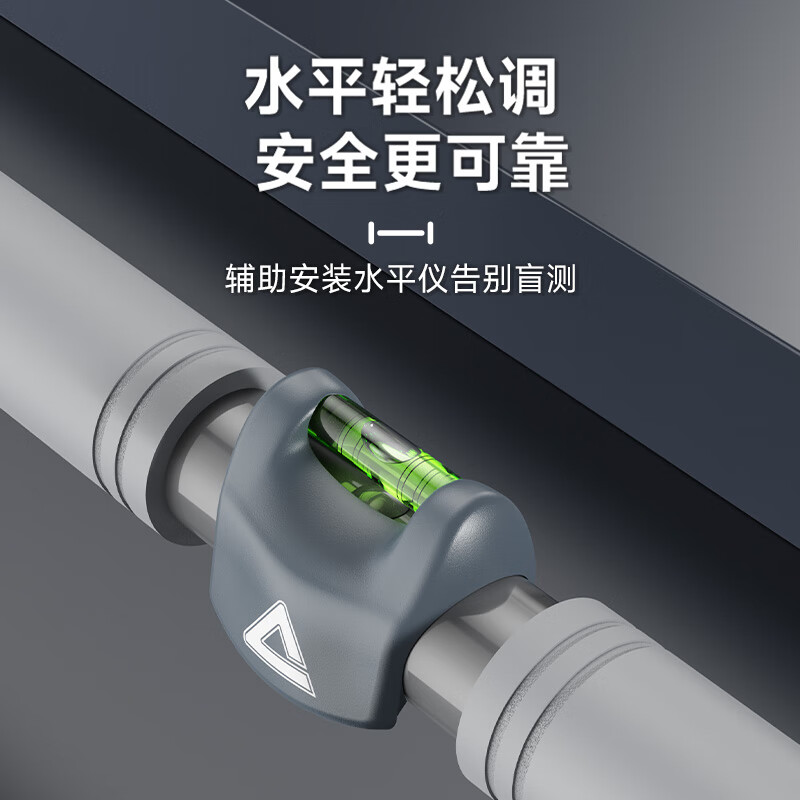 Peak horizontal bar home indoor pull-up device children's hanging ring adult punch-free door training fitness equipment swing upgraded anti-slip - strong load-bearing 96-135cm + hanging ring