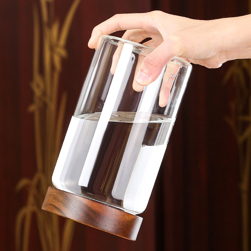 YITELAN high borosilicate glass storage jar tea jar B&B tea room scented tea sugar sealed jar household snacks and grain storage bottle coffee bean storage jar