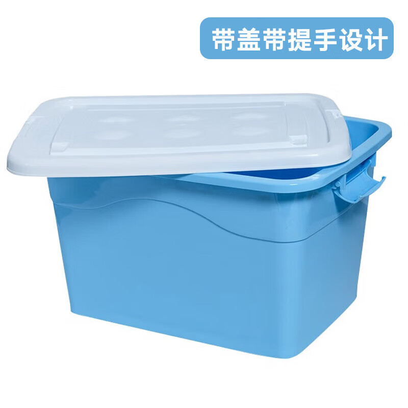 Sifu Keding storage box with handle storage box storage box miscellaneous tool storage box with lid transparent large (41*29*23)