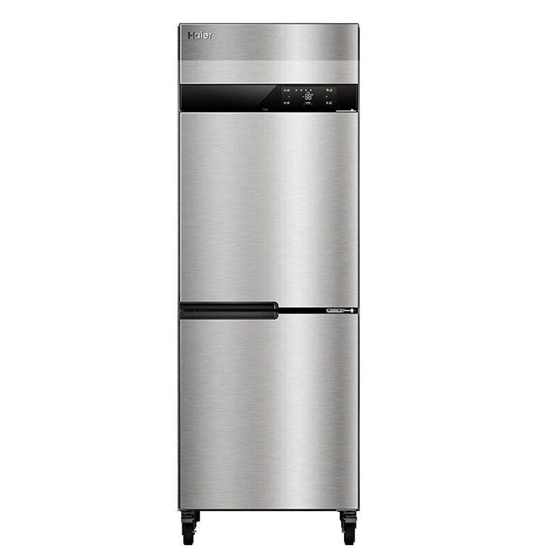 Haier Freezer Commercial Four-Door Six-Door Refrigerator Kitchen Cabinet Vertical Hotel Freezer Back Kitchen Quick Freezer Stainless Steel Refrigerator Cabinet Fresh Meat Preservation Cabinet Sea Breeze Deluxe Model Air-cooled Frost-free Level 1 Energy Efficiency Double-Door Full Freezer 451 Liters
